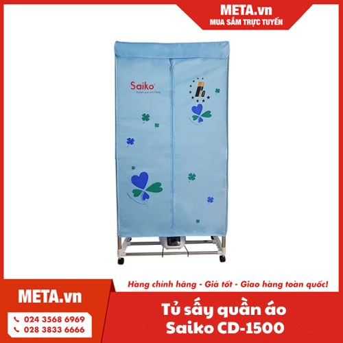 Tủ sấy quần áo Saiko CD-1500
