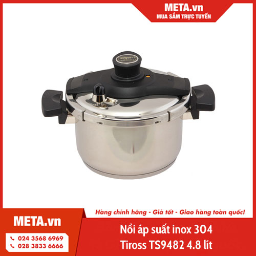 Nồi áp suất inox 304 Tiross TS9482
