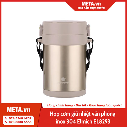 Hộp cơm giữ nhiệt văn phòng inox 304 Elmich EL8293
