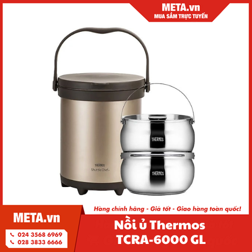 Nồi ủ Thermos TCRA-6000 GL