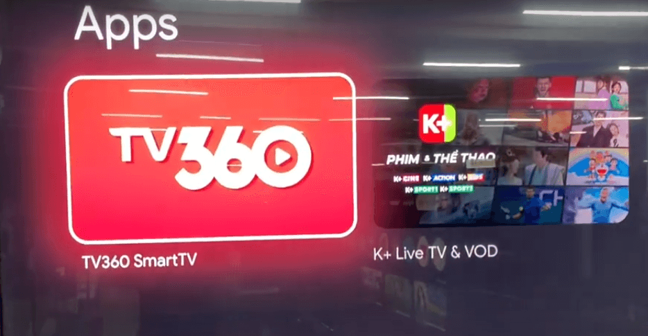 Nhấn chọn ứng dụng TV360
