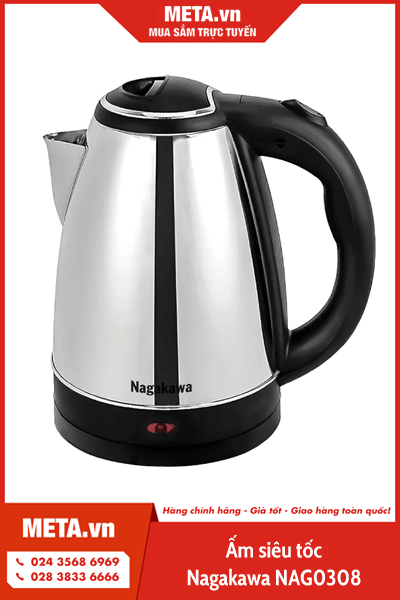 Ấm siêu tốc Nagakawa NAG0308 - 1,8 lít