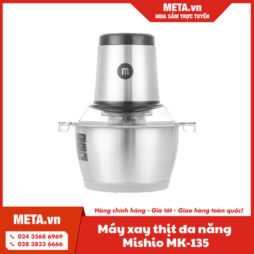 Máy xay thịt đa năng Mishio MK-135 1,8L