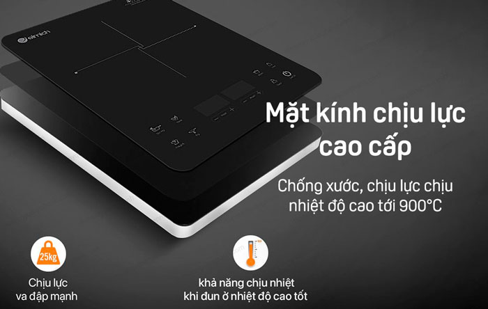 Các sản phẩm bếp từ của Elmich đều được làm bằng chất liệu cao cấp