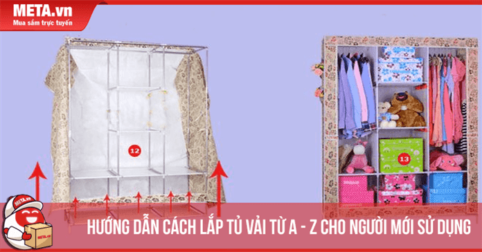 Hướng dẫn cách lắp tủ vải từ a - z cho người mới sử dụng