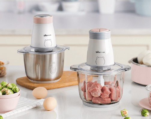Máy xay thịt Bear có cối xay nhỏ