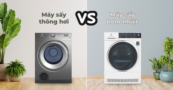 Nên mua máy sấy thông hơi hay bơm nhiệt?