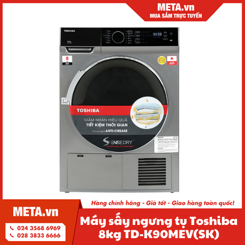 Máy sấy ngưng tụ Toshiba 8kg TD-K90MEV(SK)
