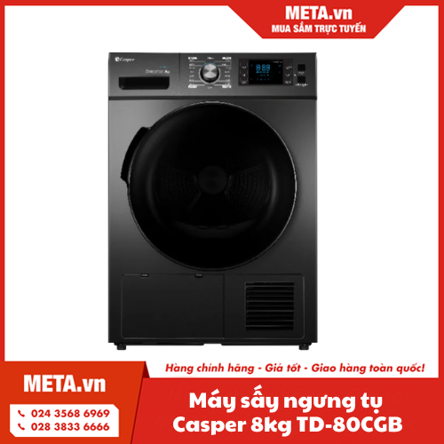 Máy sấy ngưng tụ Casper 8kg TD-80CGB
