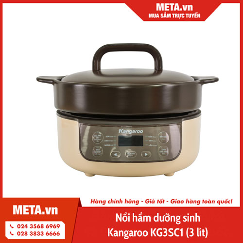 Nồi hầm dưỡng sinh Kangaroo KG3SC1