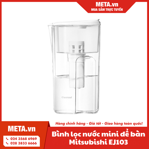 Bình lọc nước mini để bàn Mitsubishi EJ103