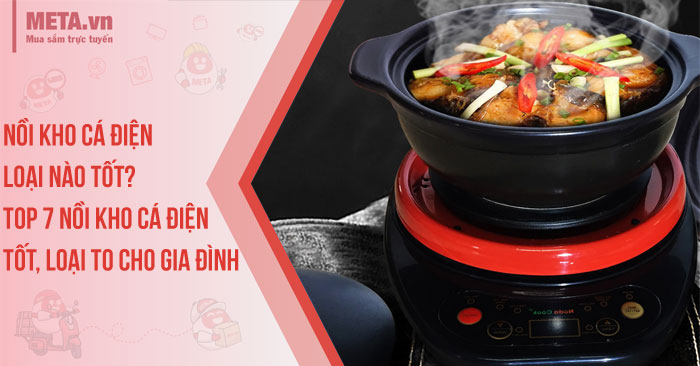 Nồi kho cá điện loại nào tốt? Top 7 nồi kho cá điện tốt, loại to cho gia đình