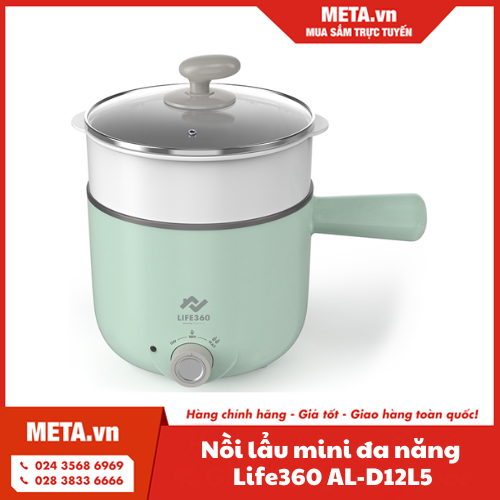 Nồi lẩu mini đa năng Life360 AL-D12L5