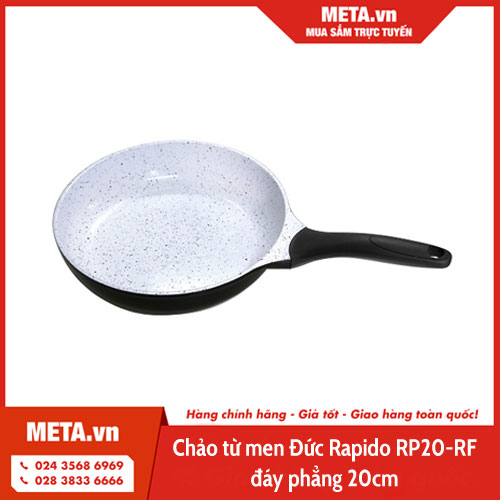 Chảo từ men Đức Rapido RP20-RF đáy phẳng 20cm