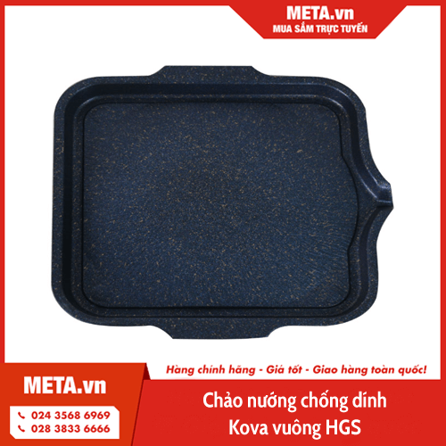 Vỉ nướng bếp ga chống dính Kova vuông HGS