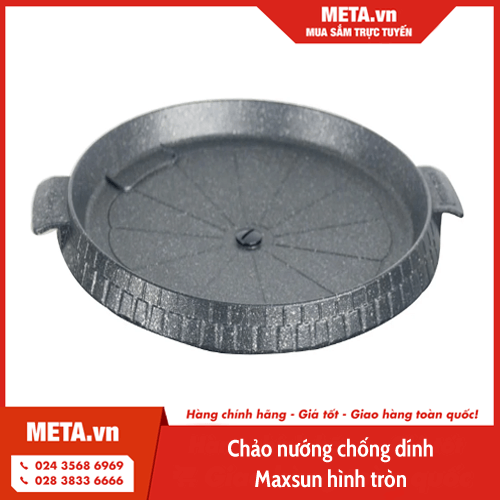 Vỉ nướng chống dính Hàn Quốc Maxsun hình tròn