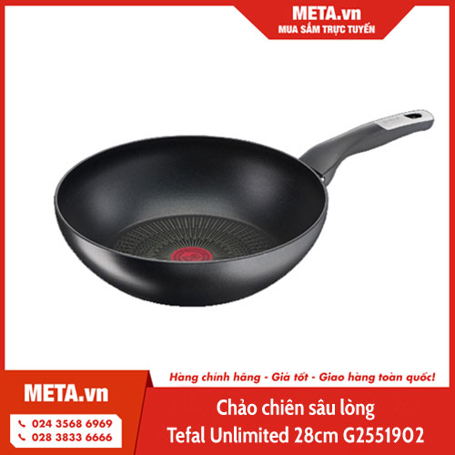 Chảo chiên sâu lòng Tefal Unlimited G2551902