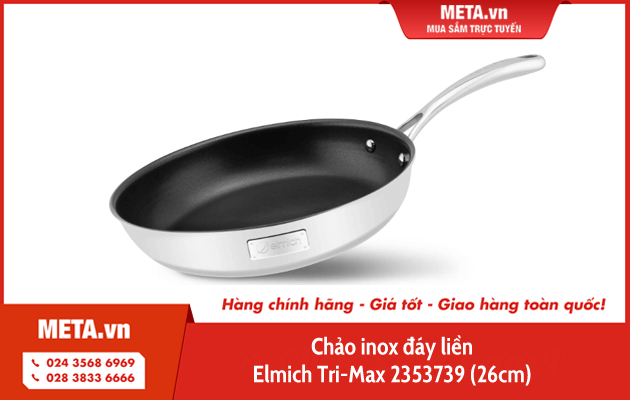Chảo inox đáy liền Elmich Tri-Max 2353739 (26cm)