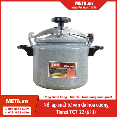 Nồi áp suất từ vân đá hoa cương Tianxi TCT-22