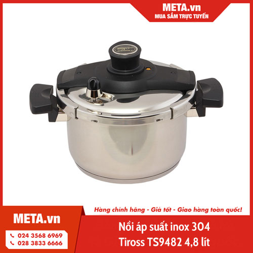 Nồi áp suất inox 304 Tiross TS9482