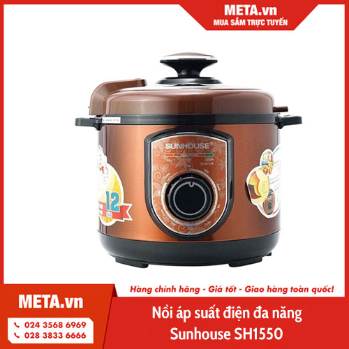 Nồi áp suất điện đa năng Sunhouse SH1550
