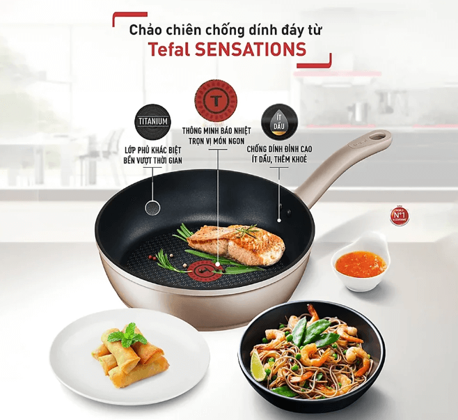 Chảo Tefal Sensations