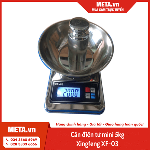 Cân điện tử mini 5kg Xingfeng XF-03