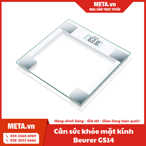 Cân sức khỏe mặt kính Beurer GS14