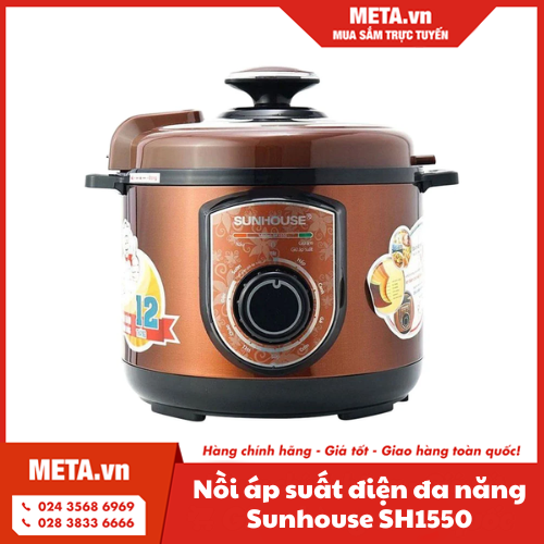 Nồi áp suất điện đa năng Sunhouse SH1550
