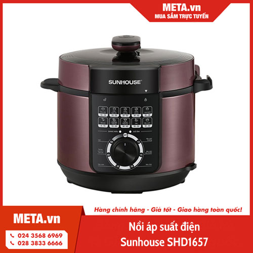 Nồi áp suất điện Sunhouse SHD1657