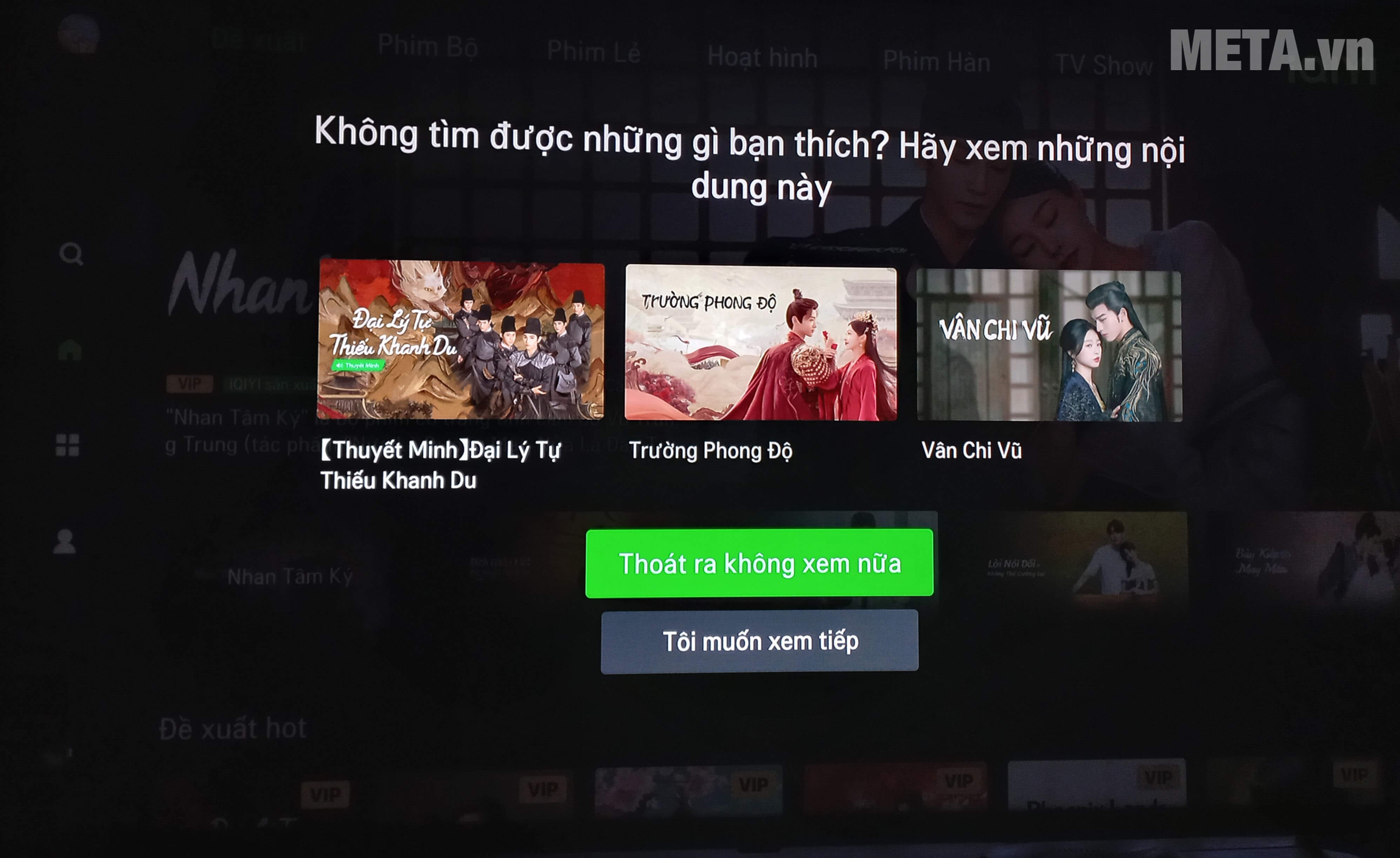 Cách thoát ứng dụng