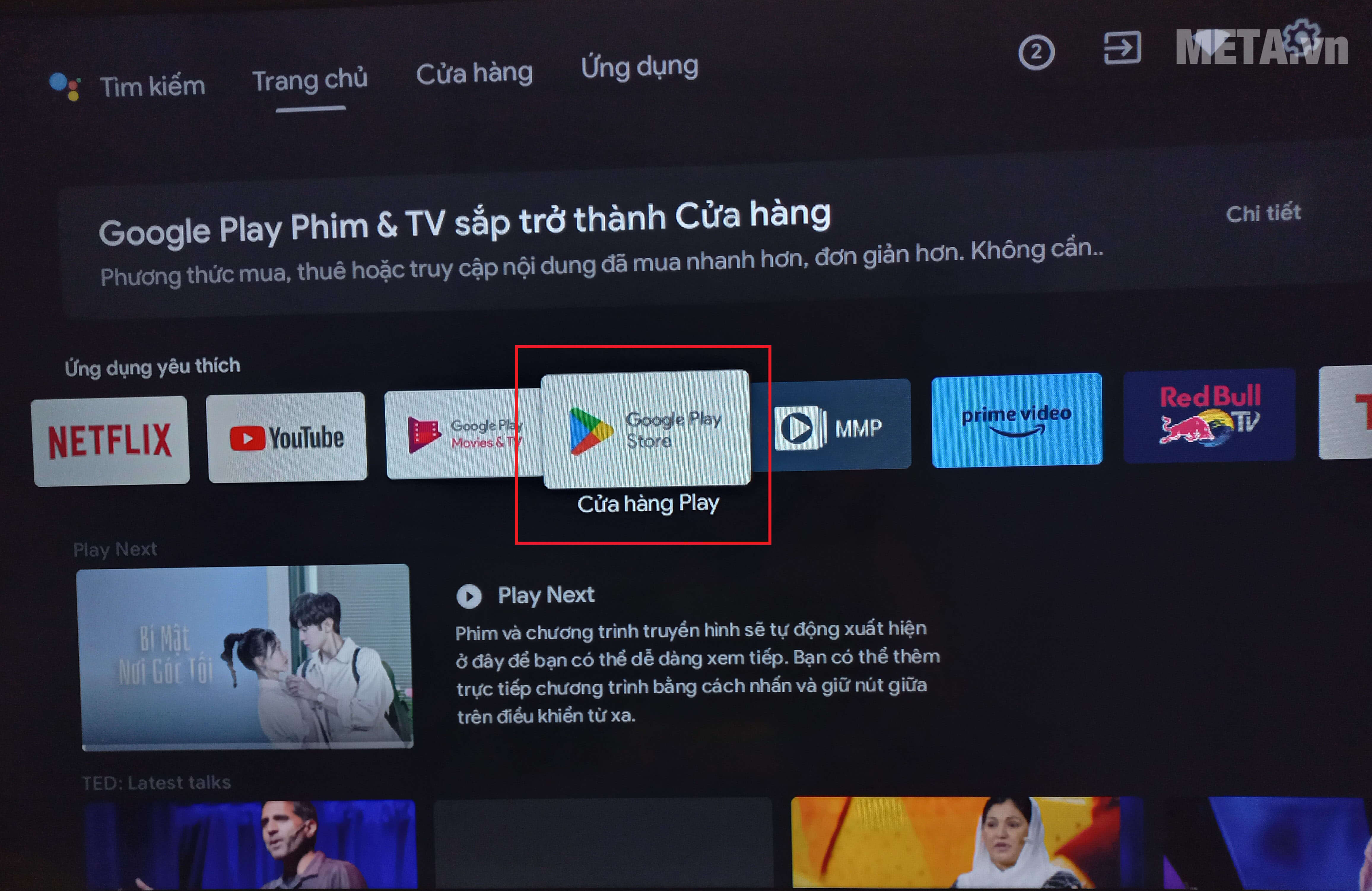 Vào Google Play Store