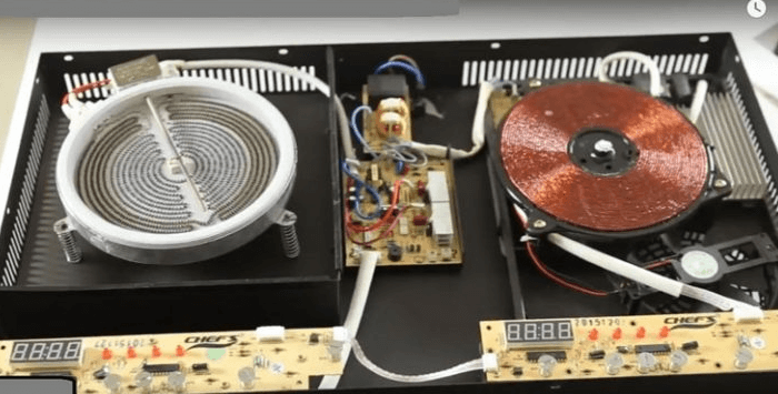 Bếp hồng ngoại không nóng do IC công suất bị hỏng