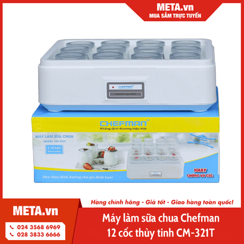 Máy làm sữa chua Chefman CM-321T
