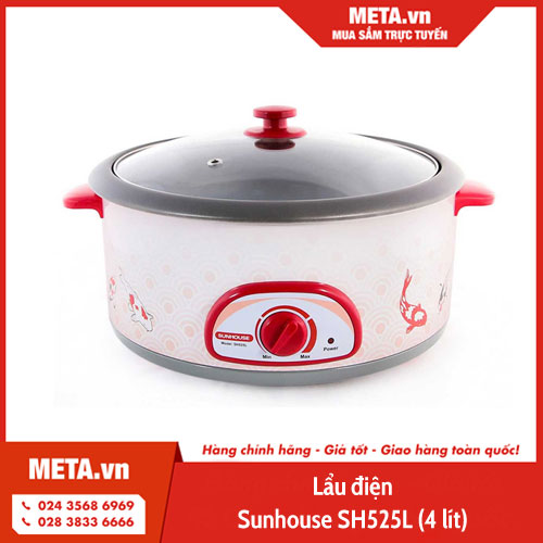 Lẩu điện Sunhouse SH525L (4 lít)