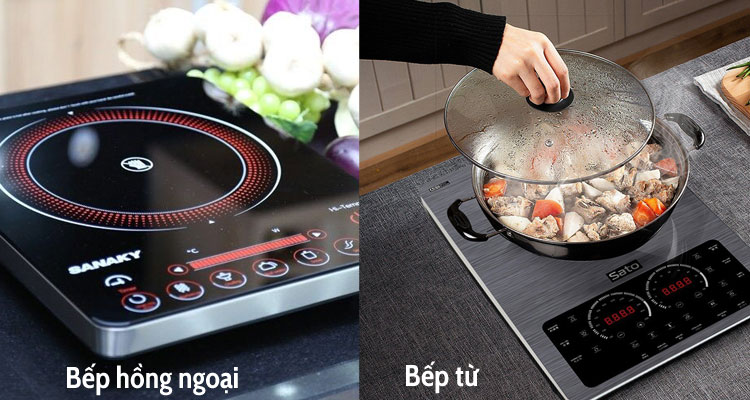 Nên mua bếp từ hay bếp hồng ngoại?