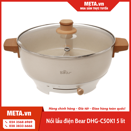 Nồi lẩu điện Bear DHG-C50K1 - 5 lít