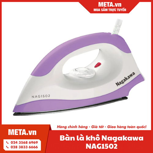 Bàn là khô Nagakawa NAG1502