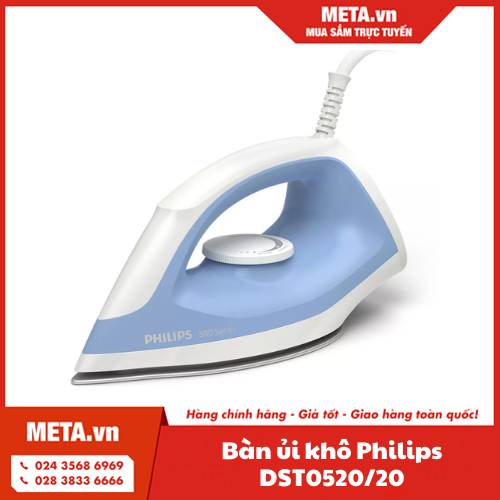 Bàn ủi khô Philips DST0520/20