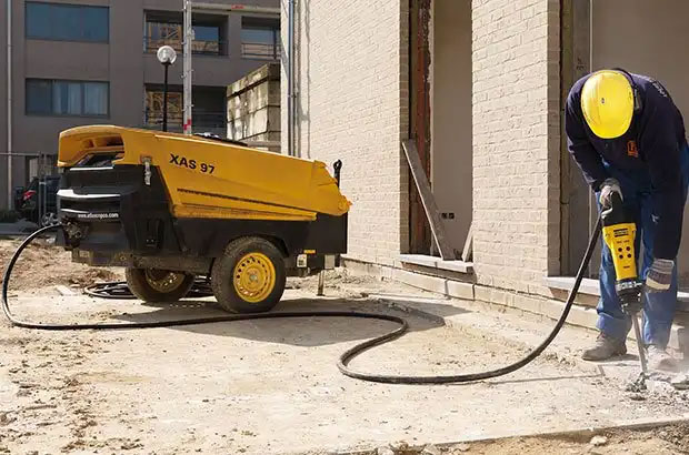 Công dụng máy nén khí trong xây dựng