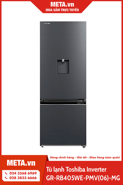 Tủ lạnh Toshiba Inverter 322 lít GR-RB405WE-PMV(06)-MG