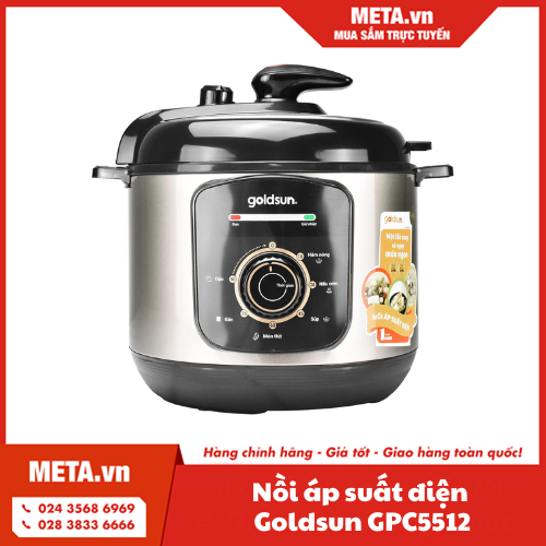 Nồi áp suất điện Goldsun GPC5512