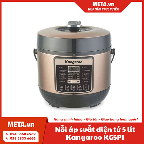 Nồi áp suất điện tử 5 lít Kangaroo KG5P1
