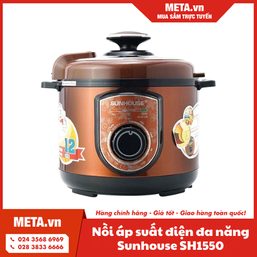 Nồi áp suất điện đa năng Sunhouse SH1550