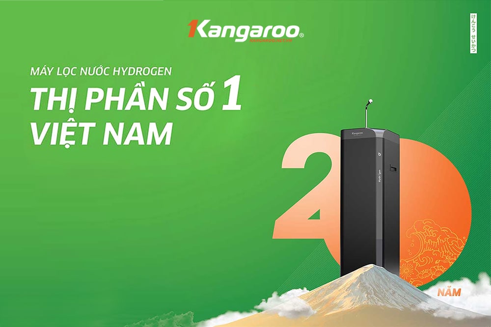 Máy lọc nước Kangaroo là thương hiệu khá nổi tiếng tại Việt Nam