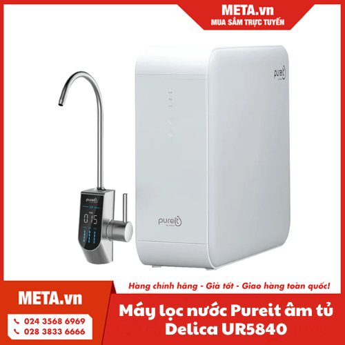 Máy lọc nước Pureit âm tủ bếp Delica UR5840