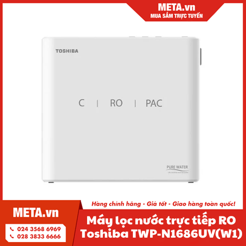 Máy lọc nước trực tiếp RO Toshiba TWP-N1686UV(W1)