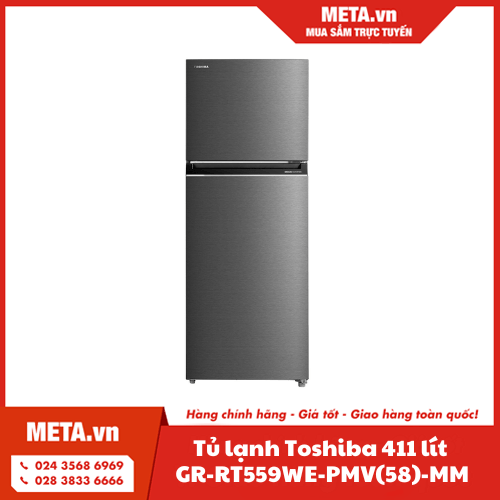 Tủ lạnh 411 lít Toshiba Inverter GR-RT559WE-PMV(58)-MM