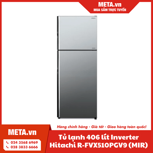 Tủ lạnh 406 lít Inverter Hitachi R-FVX510PGV9 (MIR)