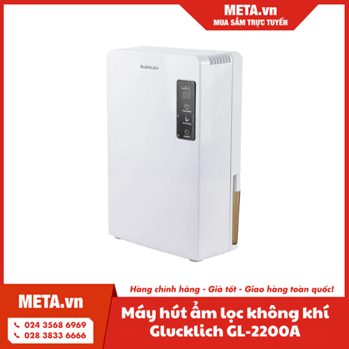 Máy hút ẩm lọc không khí Glucklich GL-2200A